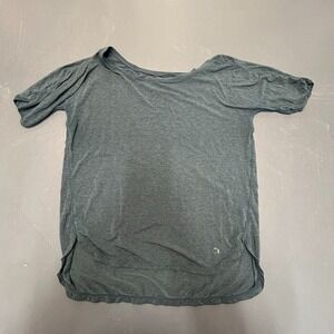 GapFit Breathe Tee Shirt Women's XS Blue Short Sleeve Lightweight Activewear Yog